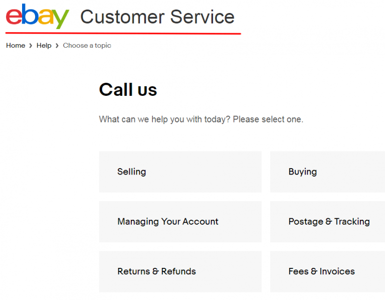 eBay Customer Service Best way to contact eBay